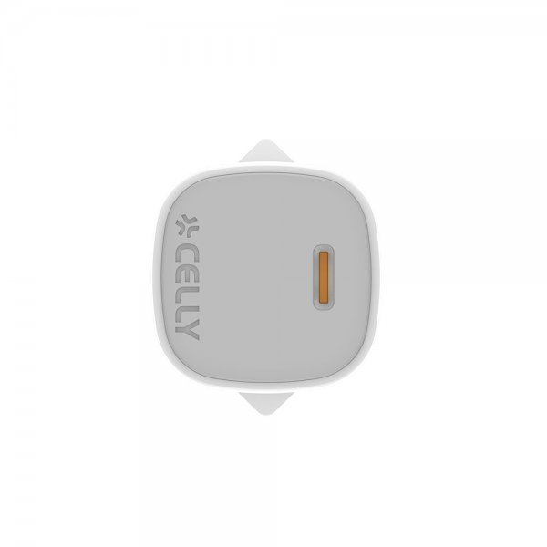 Celly 20W GaN USB-C Väggladdare med Lightning-kabel