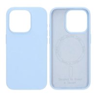 - iPhone 15 Pro - Skal - Silikon MagSafe - Blå