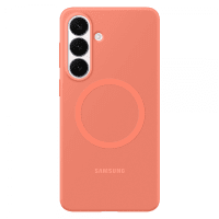 - Samsung Galaxy S26 Plus - Skal - Silicone Magnet Case - Coral Red