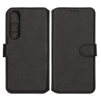 - Samsung Galaxy S25 Edge - Fodral - 4 Kortfack Löstagbart Skal - Svart