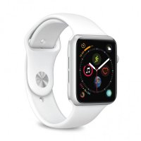 - Apple Watch 44/45/46mm/Ultra 49mm - Armband - ICON Silicone Band - Vit