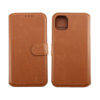 - iPhone 11 - Fodral - Magnetiskt Avtagbart Skal - Brun