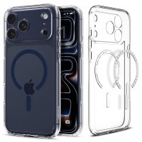 - iPhone 17 Pro Max - Skal - Ultra Hybrid MagFit - Clear Deep Blue