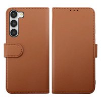 - Samsung Galaxy S23 - Fodral - Magnetiskt Avtagbart Skal - Brun