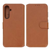 - Samsung Galaxy S24 - Fodral - Magnetiskt Avtagbart Skal - Brun