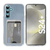 - Samsung Galaxy S24 Plus - Skal - Korthållare - Transparent