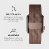 - Apple Watch 38/40/41/42mm - Armband - Metal Mesh - Roseguld