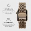 - Apple Watch 38/40/41/42mm - Armband - Metal - Guld