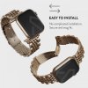- Apple Watch 38/40/41/42mm - Armband - Metal - Guld