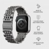 - Apple Watch 38/40/41/42mm - Armband - Metal - Silver