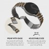 - Samsung Galaxy Watch 22mm - Armband - Metal - Silver - Guld