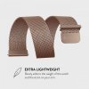 - Samsung Galaxy Watch 22mm - Armband - Metal Mesh - Roseguld