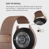 - Samsung Galaxy Watch 20mm - Armband - Metal Mesh - Roseguld