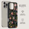 - iPhone 15 Pro Max - Skal - Elite Dark MagSafe - Bloomy Garden