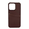 - iPhone 13 Pro - Skal - Backcover with Card Slot - Brun