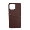 - iPhone 13 Pro Max - Skal - Backcover with Card Slot - Brun