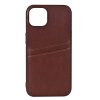 - iPhone 12/iPhone 12 Pro - Skal - Backcover with Card Slots - Brun