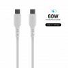 - Kabel - Liquid Silicone - USB-C/USB-C 2m Vit