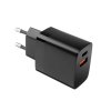 - Laddare med USB-C Kabel - 1m 2xUSB-A 17W Svart