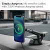 - Bilhållare - OneTap Magnetic Car Mount Dashboard Wireless Charging - Svart