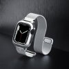 - Apple Watch 45mm - Skal & Armband - Metal Fit Pro - Silver