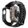 - Apple Watch Ultra 49mm - Skal och Armband Rugged Armor Pro - Svart