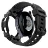 - Samsung Galaxy Watch 7 44mm - Skal & Armband - och Skal Rugged Armor Pro - Matte Black