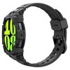 - Samsung Galaxy Watch 7 44mm - Skal & Armband - och Skal Rugged Armor Pro - Matte Black