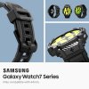 - Samsung Galaxy Watch 7 44mm - Skal & Armband - och Skal Rugged Armor Pro - Matte Black