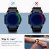 - Samsung Galaxy Watch 7 44mm - Skal & Armband - och Skal Rugged Armor Pro - Matte Black