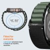 - Apple Watch 44/45/46mm/Watch Ultra 49mm - Armband - WBF1 - Svart Grön