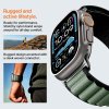 - Apple Watch 44/45/46mm/Watch Ultra 49mm - Armband - WBF1 - Svart Grön