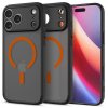 - iPhone 17 Pro - Skal - Ultra Hybrid MagFit - Frost Black Orange
