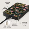 - Powerbank - MagSafe 5000 mAh - Bloomy Garden - Metallgrå
