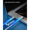 Essential - Kabel - Fabric USB-C/USB-C 100W - 1.5m Vit