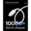 Essential - Kabel - USB-A till USB-C 60W - 2m Vit