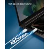 Essential - Kabel - USB-A till USB-C 60W - 2m Vit