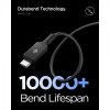 Essential - Kabel - USB-C till USB-C 100W - 2m Svart