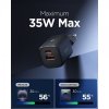 Essential - Laddare - 35W 1xUSB-C 1xUSB-A - Svart