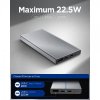 Essential - Powerbank - 10 000 mAh - Grå