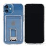 - iPhone 11 - Skal - med Stativ Korthållare - Transparent