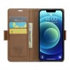 - iPhone 12/iPhone 12 Pro - Fodral - 023 Series - Brun