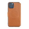 - iPhone 12/iPhone 12 Pro - Fodral - Utfällbart Kortfack - Brun