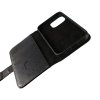 - iPhone 13 - Fodral - Äkta läder Kortfack - Svart