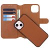- iPhone 13/iPhone 14 - Fodral - Magnetiskt Avtagbart Skal - Brun