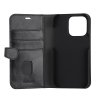 - iPhone 14 Pro - Fodral - 2-in-1 Detachable Wallet - Svart