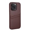 - iPhone 14 Pro - Skal - Backcover with Card Slots - Brun