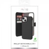 - iPhone 15 - Fodral - Wallet Detachable 2 in 1 - Svart