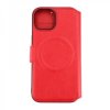 - iPhone 15 - Fodral - 4 Kortfack MagSafe - Röd