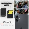 - iPhone 16 - Skal - Rugged Armor MagFit - Matte Black